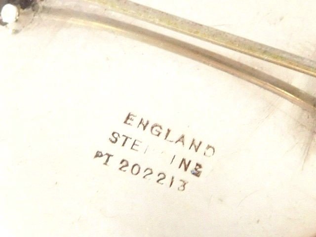 英国イギリス製アンティーク1920年代アールデコモルフォ蝶バタフライウィング純銀ピンブローチ/幻想的風景画【M-12557】-  ショップoldArtオールドアート名古屋市覚王山