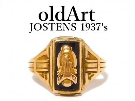 1933年製 JOSTEN ジャスティン カレッジリング 15号 11500円引き