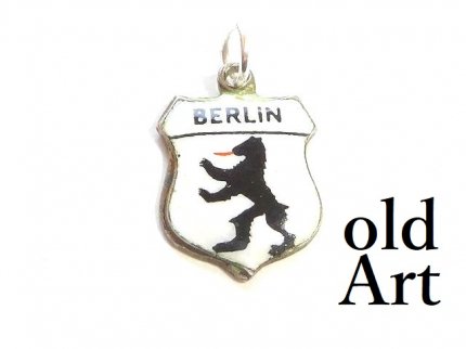 ヴィンテージ1970年代ドイツ都市ベルリンBERLIN紋章シルバー製