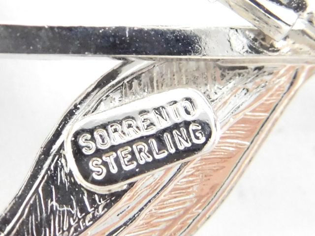 スターリングシルバーSORRENTO STERLING 花モチーフ シルバー