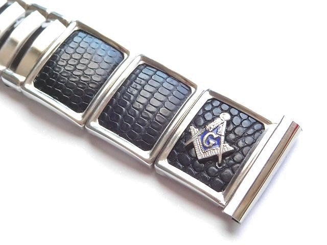 フリーメイソン　金属ベルト　腕時計ベルト金属ベルト