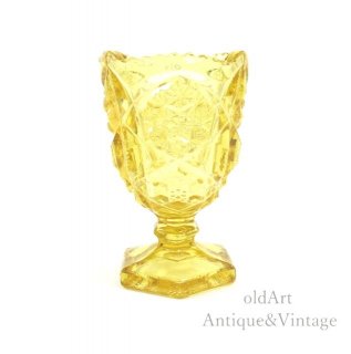 USA製ヴィンテージ1950-1960代ガラス製オブジェ/花瓶/小物入れ/置物【N-20057】