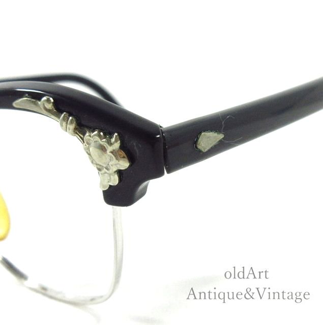 USA製1950'sAmericanOpticalアメリカンオプティカルヴィンテージメガネ眼鏡フレーム【42□22】【N-20276】-Antique  u0026 Vintage shop oldArt