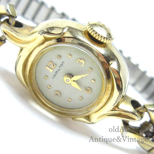 ビンテージ1940-1960'sハミルトンHAMILTON手巻き式レディース腕時計 
