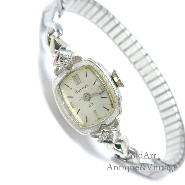 USA製1950年代ヴィンテージブローバBulova手巻き式レディース腕時計