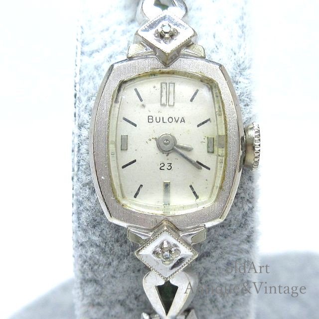USA製1950年代ヴィンテージブローバBulova手巻き式レディース腕時計 