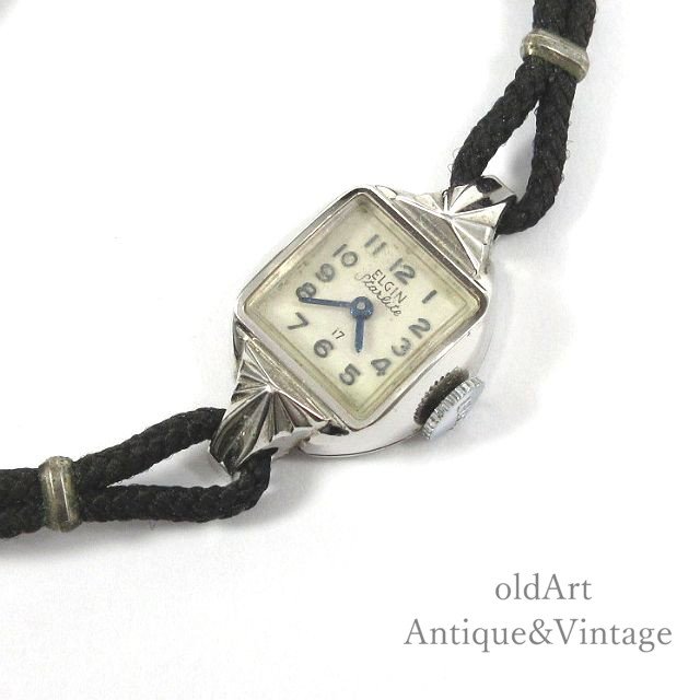 USA製1950年代ヴィンテージELGINエルジン手巻き式レディース腕時計 