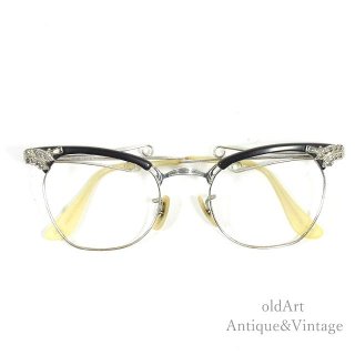 USA製1950'sBausch&Lombボシュロムヴィンテージメガネ眼鏡【46□20】【N-21066】 