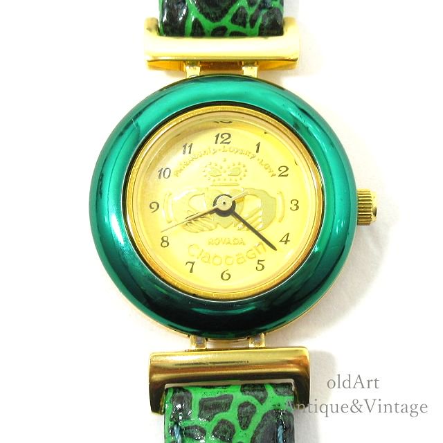 アイルランド製ROVADA社Claddagh Watchクラダクォーツ式レディース腕時計【N-21160】 -Antique u0026 Vintage  shop oldArt オールドアート