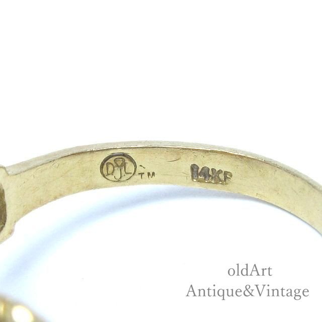 アイルランド伝統的な指輪アメジストCladdagh Ringクラダリング【14金無垢/14Kゴールド】【12号】【M-15377】-Antique &  Vintage shop oldArt オールドアート