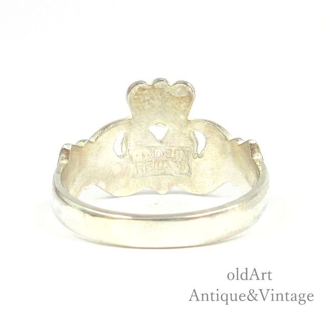 アイルランド製伝統的な指輪Claddagh Ringクラダリングスターリング ...