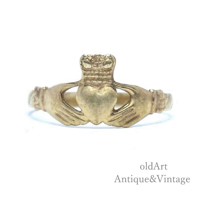 アイルランド製伝統的な指輪Claddagh Ringクラダリングホールマーク ...
