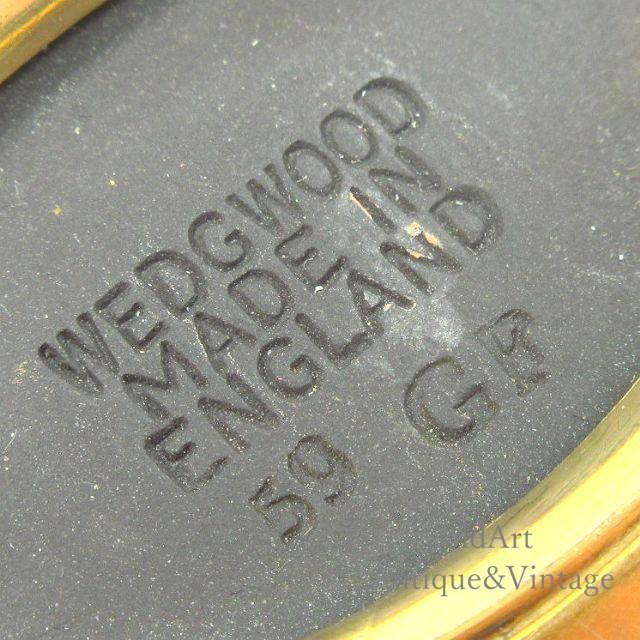 英国イギリス製1970年代Wedgwoodウェッジウッドジャスパーカメオ彫刻