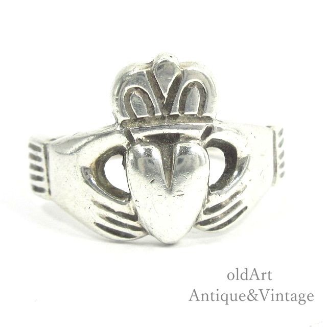 アイルランド製伝統的な指輪Claddagh Ringクラダリングスターリング