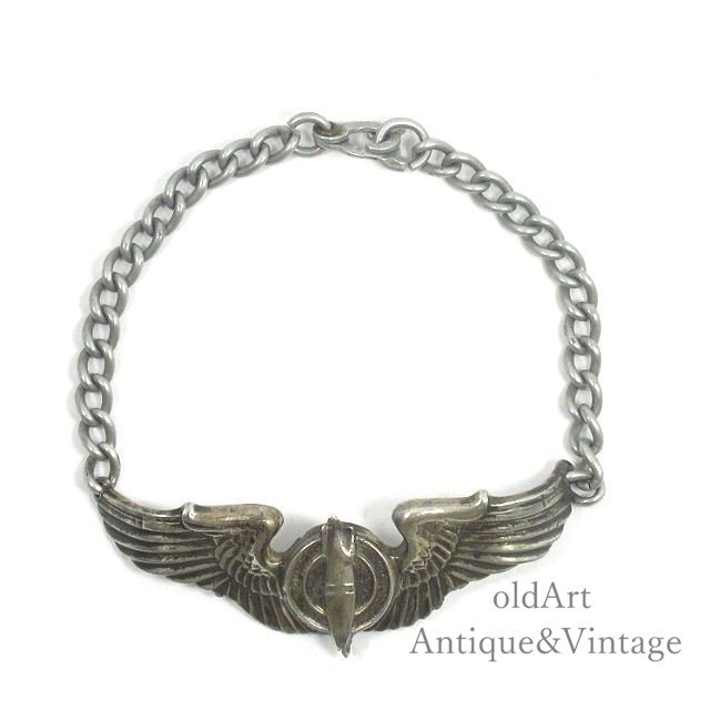 1940s WWII US ARMY AIR FORCE ブレスレット シルバー abitur.gnesin 