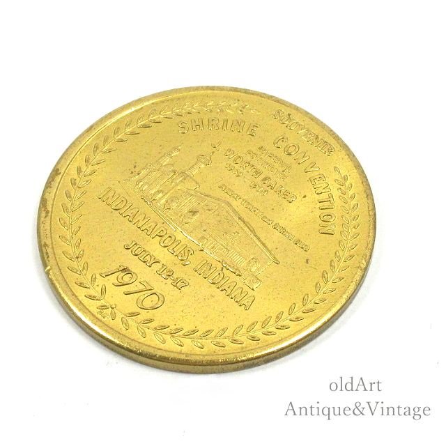 USA1970年ヴィンテージフリーメイソンオフィシャル96周年記念コイン 