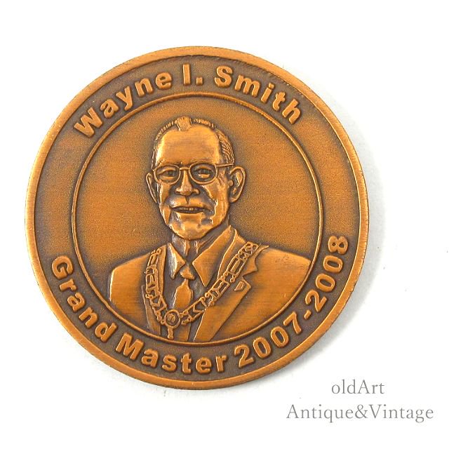 2008年フリーメイソンオフィシャルグランドマスター記念コインメダル 