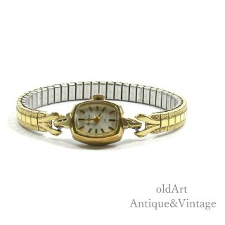 USA製1950年代ヴィンテージブローバBulova手巻き式レディース腕時計ドレスウォッチアンティークウォッチ腕時計【N-22351】@