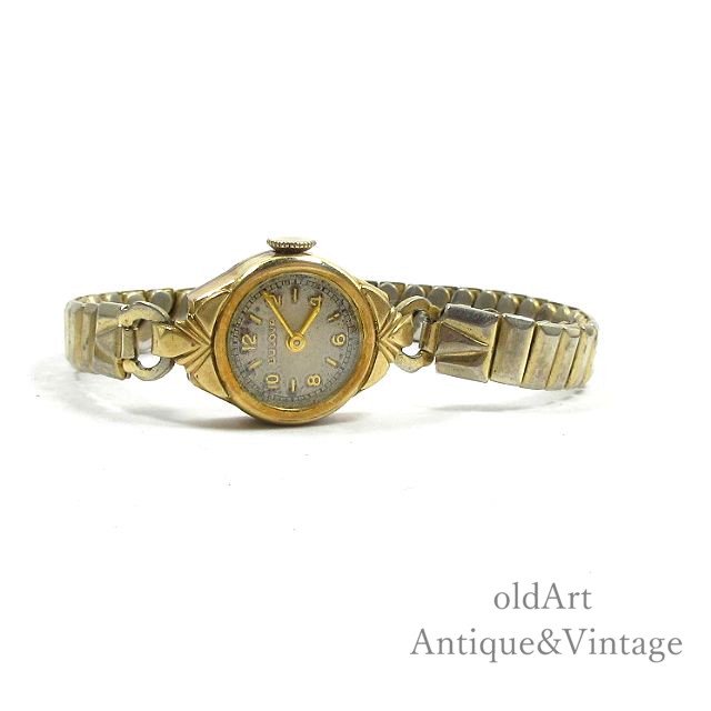 USA製1950年代ヴィンテージブローバBulova手巻き式レディース腕時計ドレスウォッチアンティークウォッチ腕時計【N-22353】@-Antique  & Vintage shop oldArt オールドアート