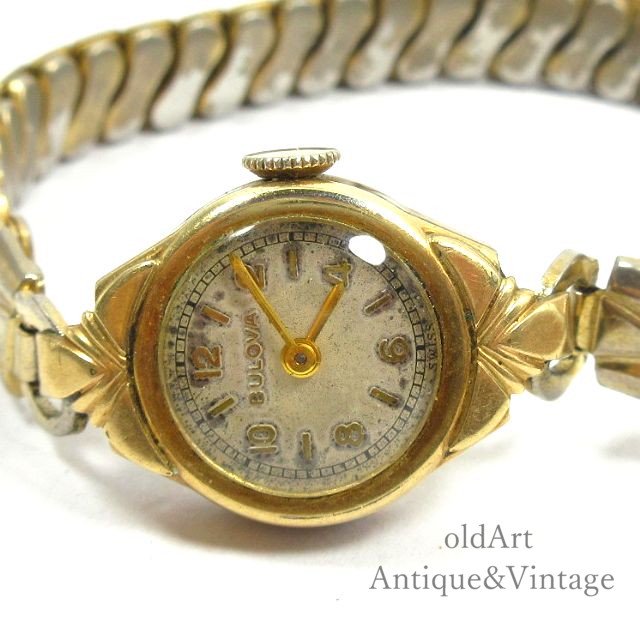 USA製1950年代ヴィンテージブローバBulova手巻き式レディース腕時計