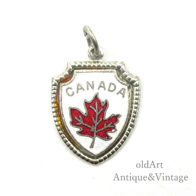 カナダ チャーム Canada Maple Leaf Charm, Silver - アクセサリー