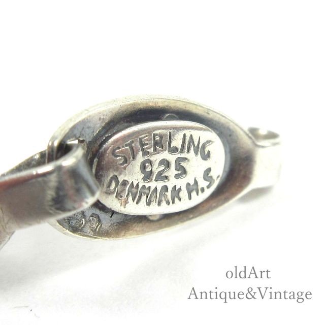 北欧デンマーク製ヴィンテージHermann Siersbol/ハーマンシーボルSTERLINGシルバー銀製ブレスレット【N-22796】@-Antique  & Vintage shop oldArt オールドアート