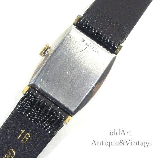 スイス製ヴィンテージ1960年代GRUENグリュエンVERI-THINトノー型手巻き
