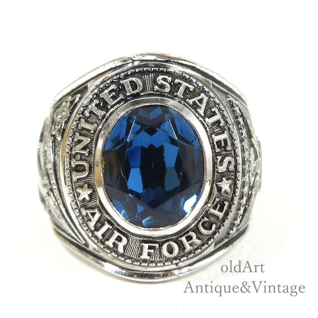 ト送料込 40s us AIR FORCE vintage ring 将校リング - 通販 - www