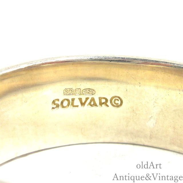 アイルランド製SOLVAR社ケルト渦巻き文様ケルティックスターリング