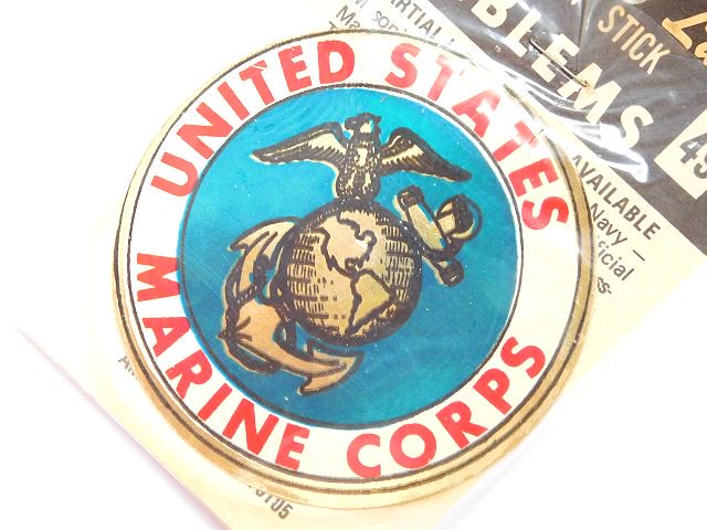 USA製Baxter社1960'sヴィンテージミリタリーステッカーシール【UNITED STATES MARINE  CORPS/USMC】【DeadStock】【M-15722】-Antique u0026 Vintage shop oldArt オールドアート  オンラインストア