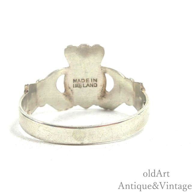 アイルランド製SOLVAR社伝統的な指輪Claddagh Ringクラダリングメンズ 