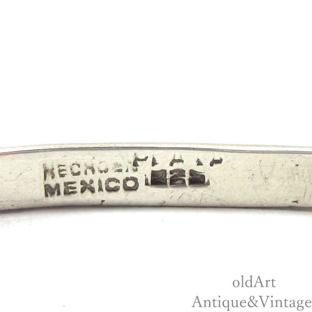 MEXICOメキシコ製ヴィンテージインレイマルチストーンスターリング 