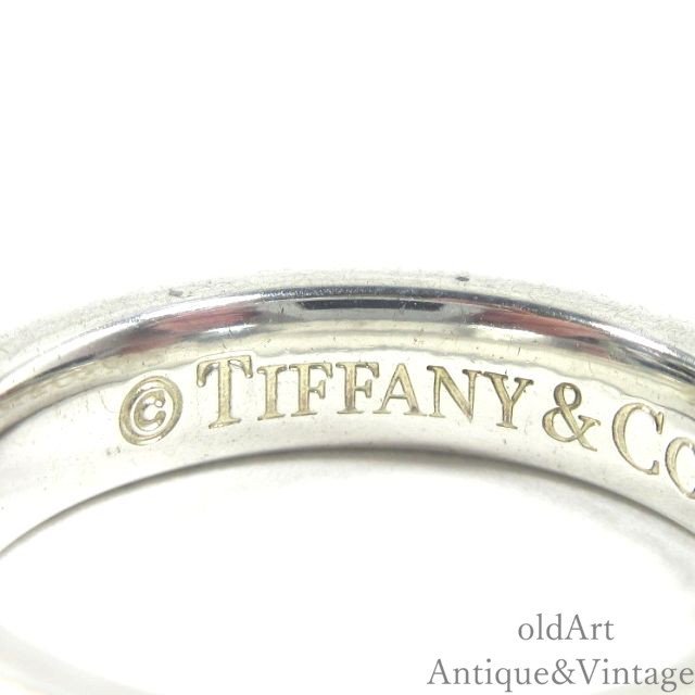 USA製1990年代TIFFANY&CO.ヴィンテージティファニースターリングシルバー製1837コレクションリング【6.5号】【N-25346】＠  -Antique & Vintage shop oldArt オールドアート