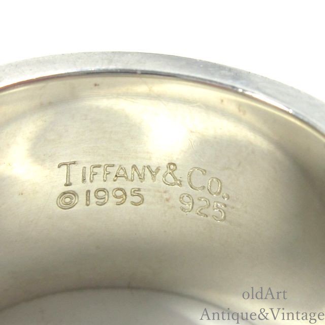 USA製1995年TIFFANY&CO.ヴィンテージティファニースターリングシルバー製ATLASアトラスリング指輪【15号】【N-25350】＠ - Antique & Vintage shop oldArt オールドアート