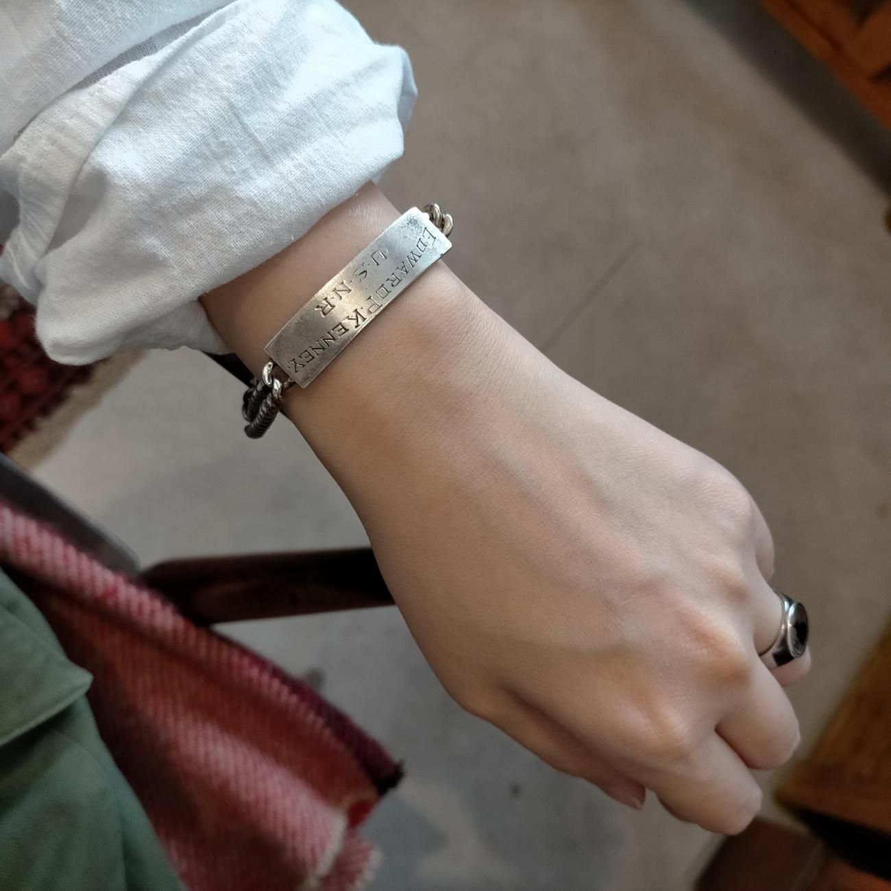 USA製1940年代ヴィンテージUSNR/United States Navy Reserve IDタグ