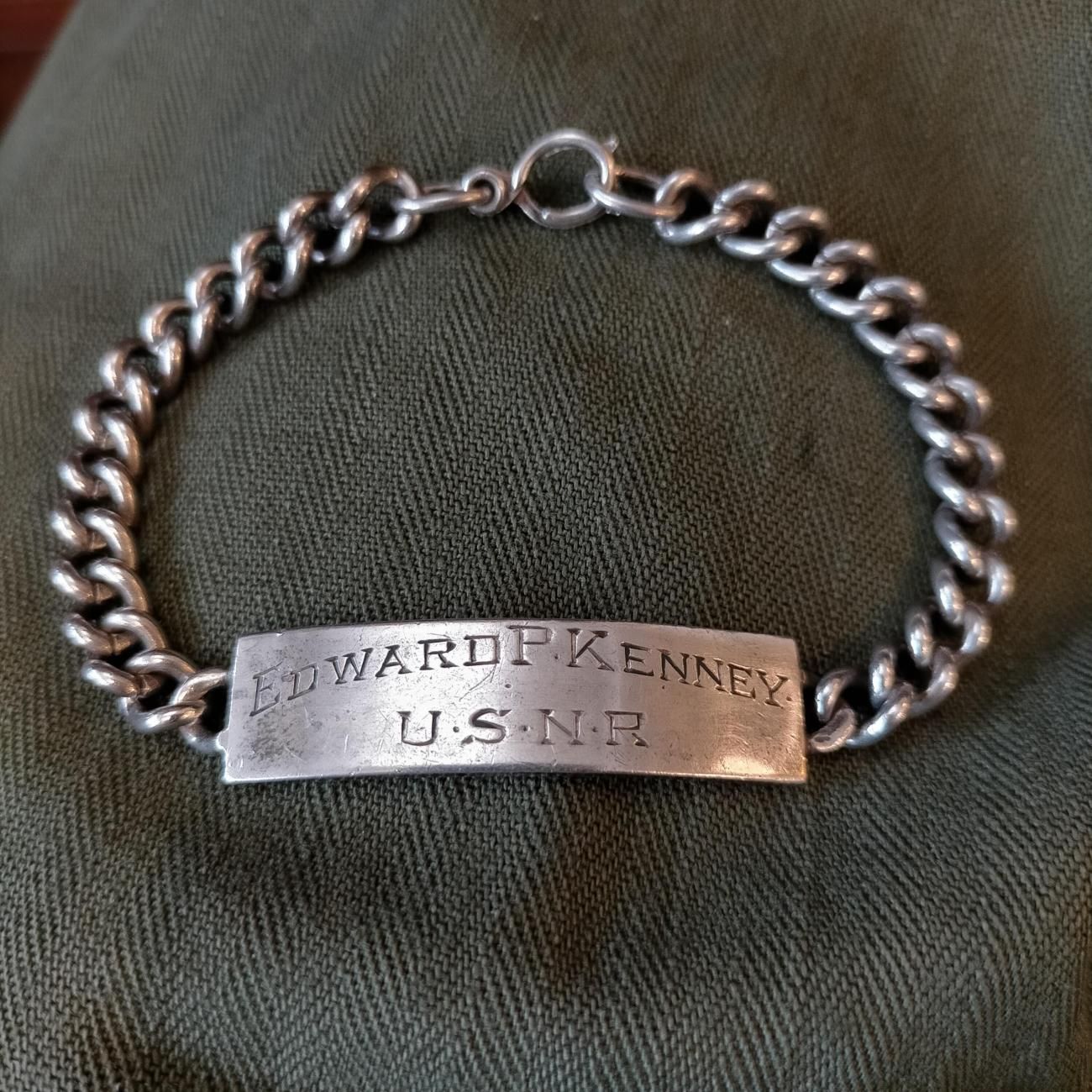 WWII期 US Navy イーグル紋章 925 シルバー ヴィンテージ ミリタ SPECIAL / 1940s】TIFFANY&Co. ティファニー U.S.N.R. WWII ID
