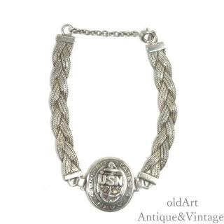 USA1940ǯWW2ơUS.NAVY󥫡ߥ꥿꡼֥쥹åȡSILVER925ۡ16.5cmۡN-27762 