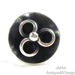 北欧デンマーク製N.E.From1950-60年代ヴィンテージモダンリング指輪【SILVER925】【10号】【N-27805】@