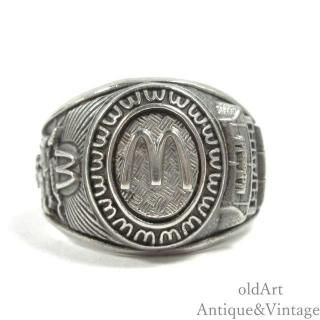 USA製非売品70's希少ヴィンテージBALFOURバルフォア社製USA.McDonald'sマクドナルドリング【12号】【N-27813】