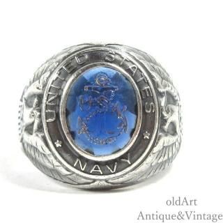 USA1950ǯVARGASҥơUS.NAVYߥ꥿꡼󥰥󥺻 SILVER925ۡ26.5ۡN-27829 