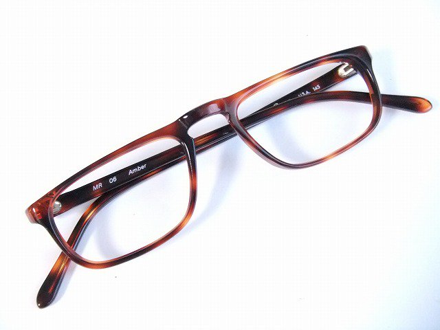 デッドストックRegency Eyewearビンテージ眼鏡フレームAmber【F-017