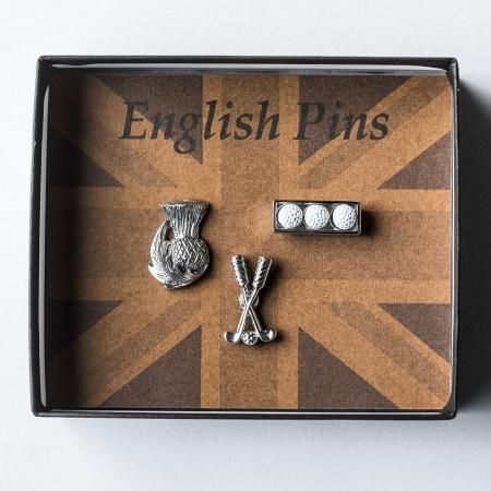 トゥーシェ ピューター製ピンバッジ 3種セット - チョイス道楽