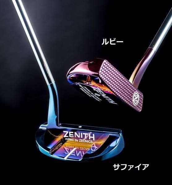 2022新生活 ゼニス パター オールブラック LA GOLFシャフト 定価20万