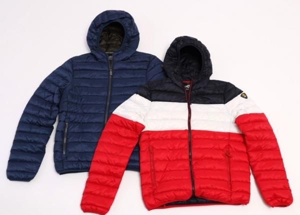 Ciesse Piumini down Jacket Hooded IN Nylon Padding Feather 800 Fill Bluett