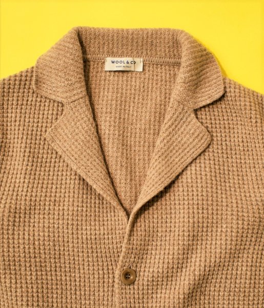 WOOL＆CO　イタリア製ウールニットジャケット - チョイス道楽