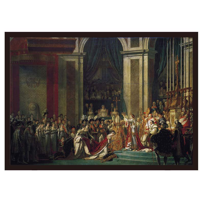 proceedx名画 絵画ポスター2019皇帝ナポレオンの聖別式と皇妃 