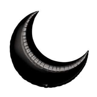 クレセントムーンバルーン 66cm ブラック
