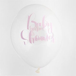 Baby Shower クリアバルーン  ピンク