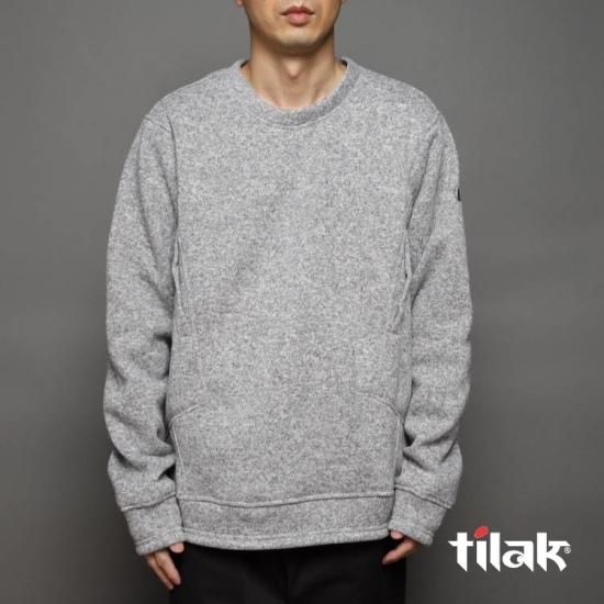 tilak(ティラック) POUTNIK Sage Woolly Sweatshirts(セージウーリースエットシャツ)  LightGreyMelange