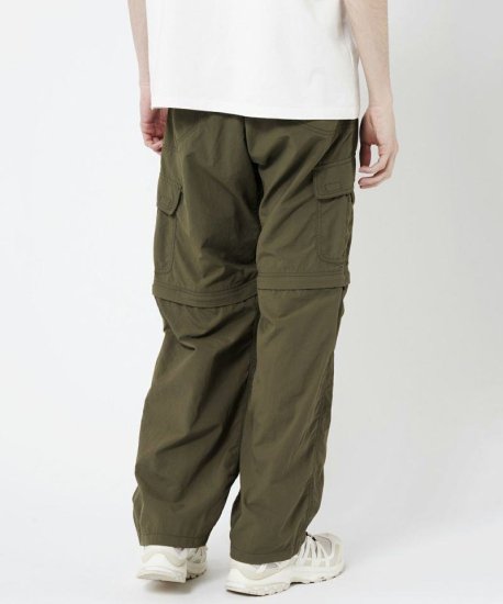 GRAMICCI(グラミチ) CONVERTIBLEMICRO RIPSTOP PANT(コンバーチブルマイクロリップストップパンツ)【ARMY  GREEN】 G3SM-P071